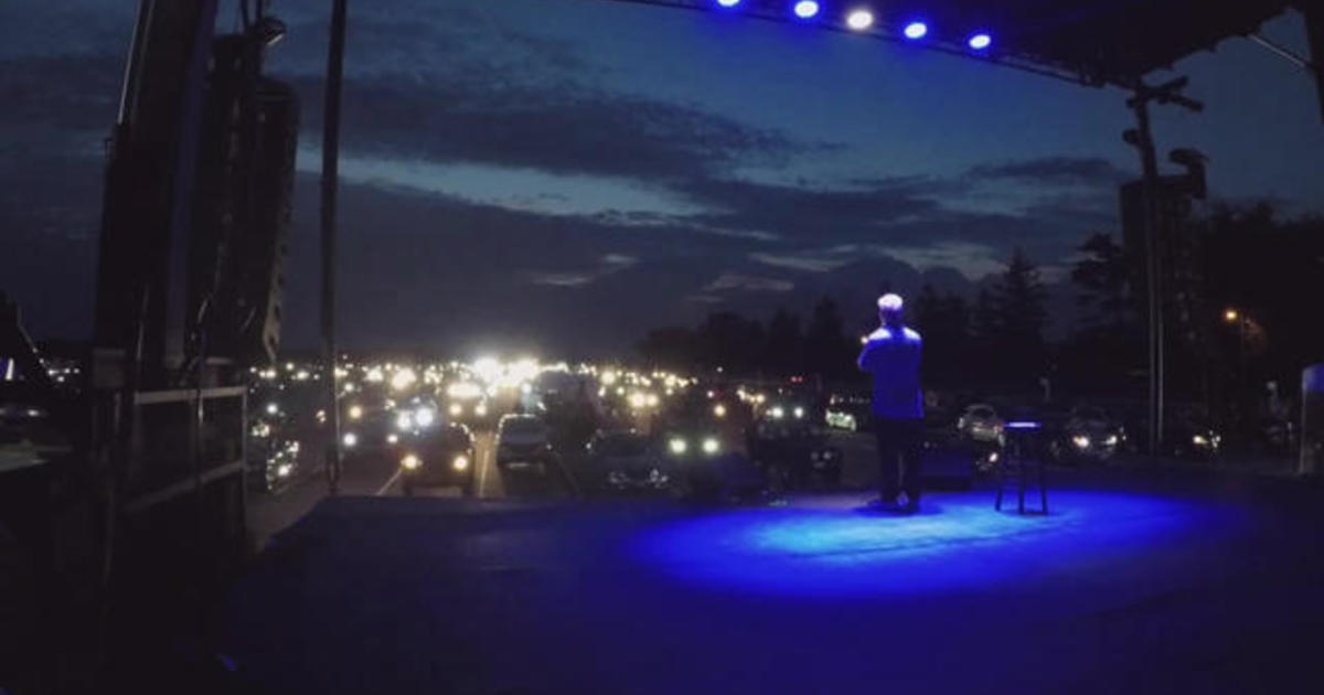 Jim Gaffigan on his first drive-in standup show