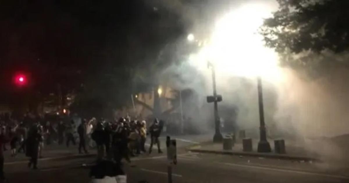 Federal officers again tear-gas protesters in Portland