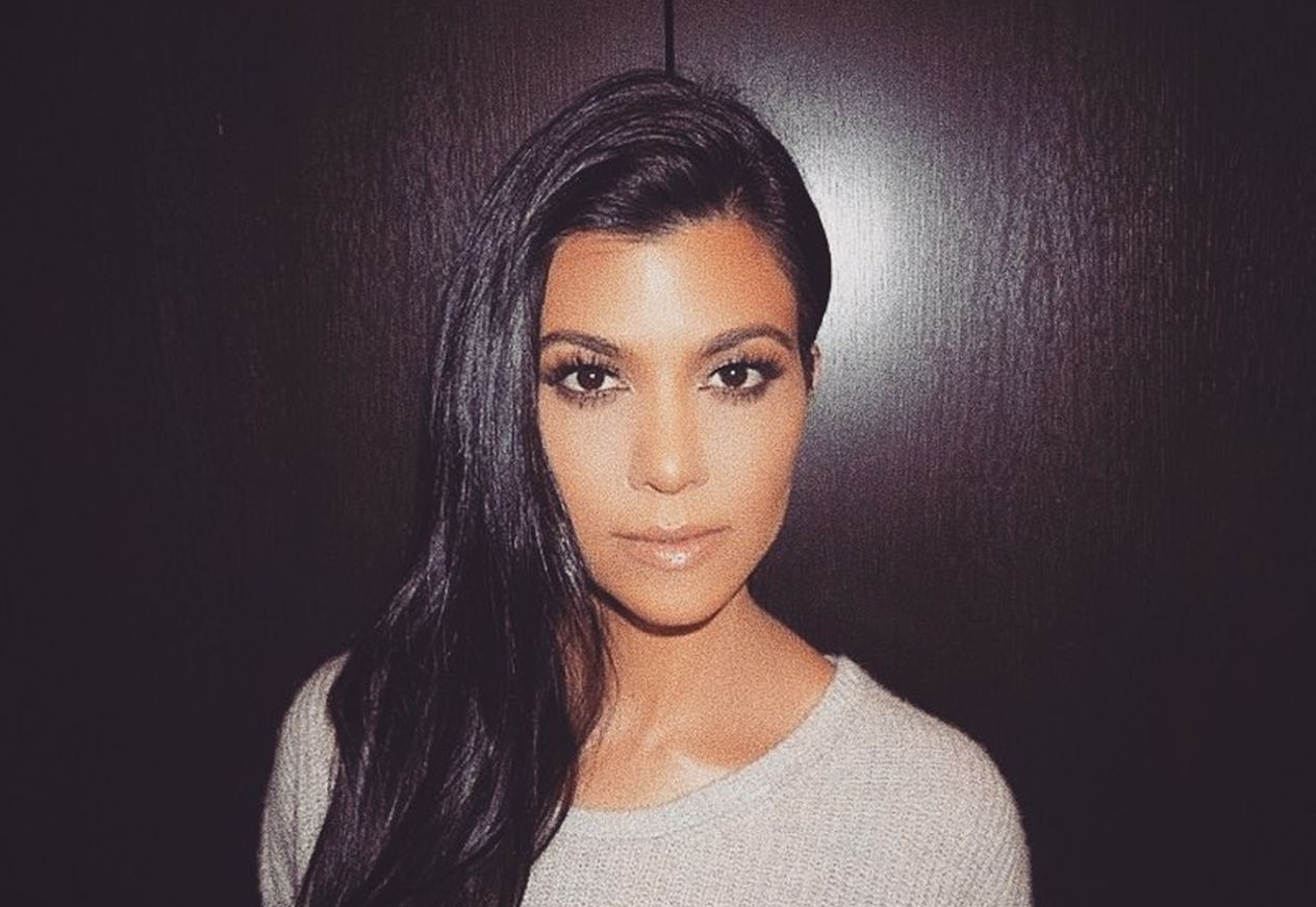 Kourtney Kardashian Shows Off Her Long Legs In Vintage Fendi Swimsuit