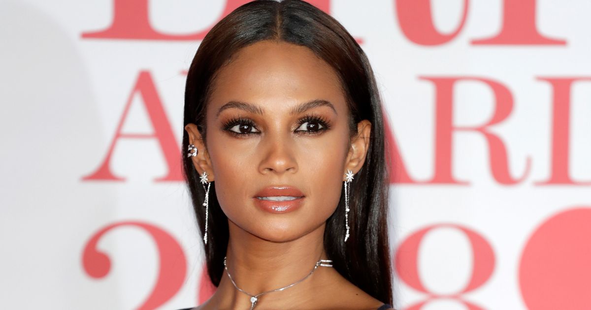 Alesha Dixon posts rare family snap with both daughters and husband Azuka