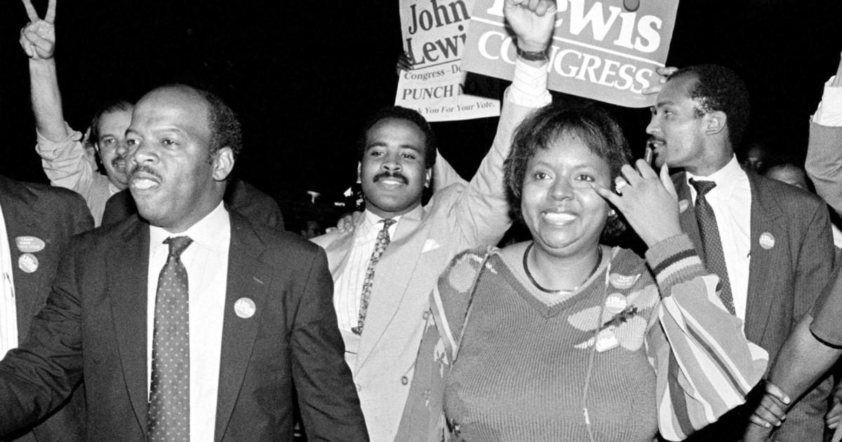 The story of how John Lewis and wife Lillian met