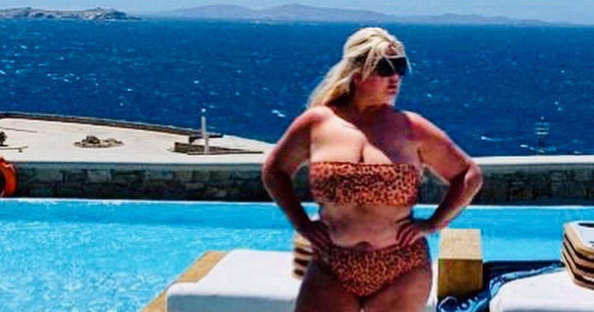 Gemma Collins poses in strapless bikini in defiant post about self love