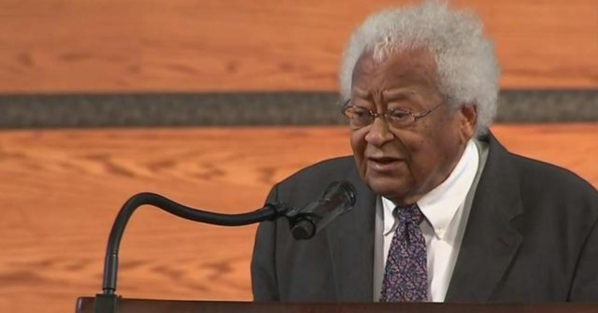 Rev. James Lawson speaks at John Lewis’ funeral