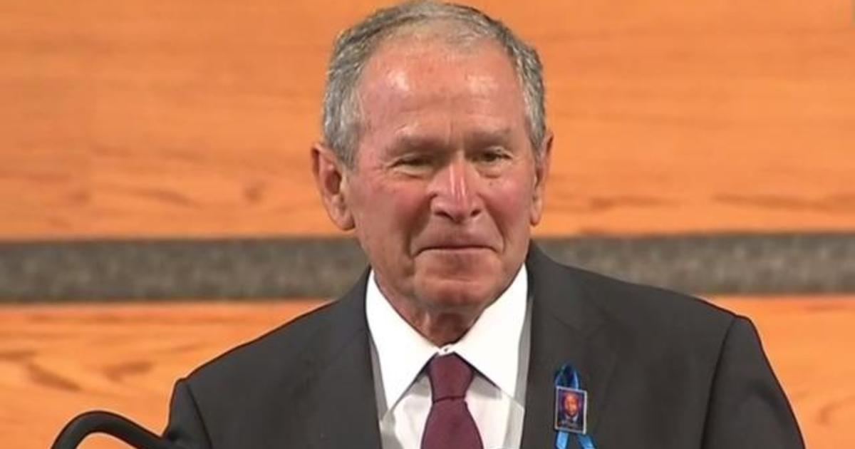 George W. Bush speaks at John Lewis’ funeral