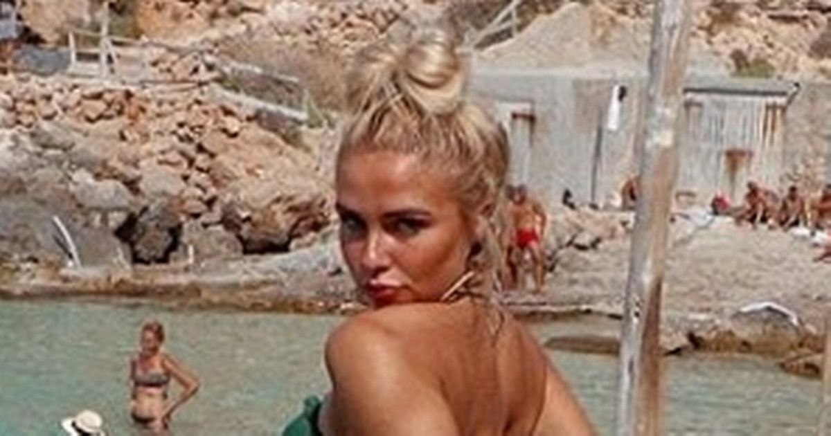 Gabby Allen poses in sexy thong bikini after Dan Osborne’s cheating confession