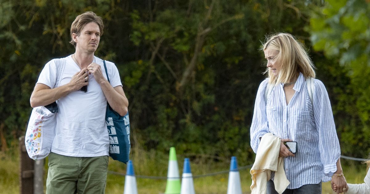 Fearne Cotton and husband Jesse Wood step out looking strained after row