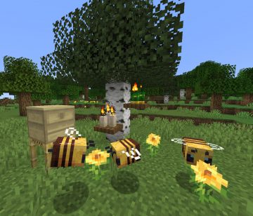 The Current Bees In Minecraft, Not Enough? The Minecraft Mod Of Buzzier Bees Is Perfect For You!