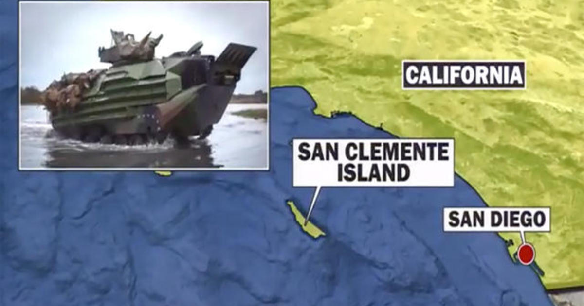 Eight marines missing, one dead after training accident in California