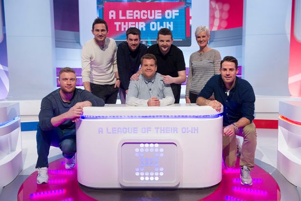 Jamie's pals on A League of Their Own joked with him about the 'Strictly curse'