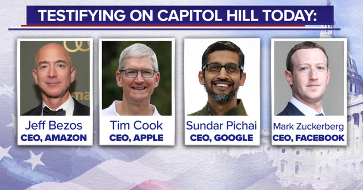 Key issues as big tech CEOs face Congress