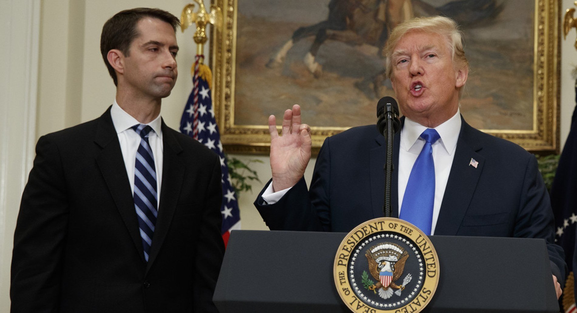 Tom Cotton, ‘The New Donald Trump,’ Says “Slavery Was The Necessary Evil” And Now Screams Fake News After Getting Bashed