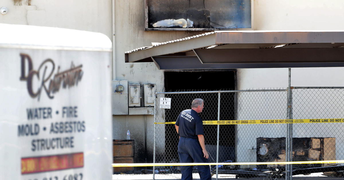 Man charged with arson after fire at Arizona county Dems’ office