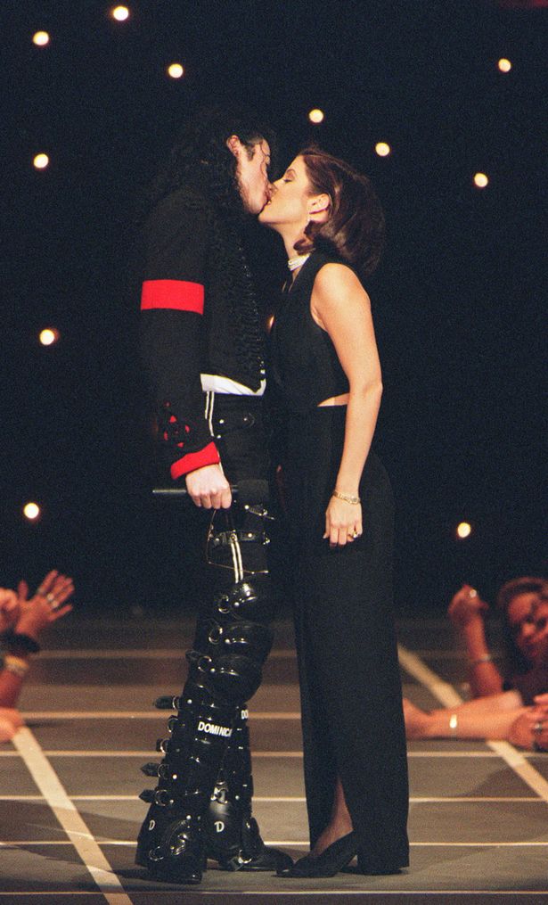 Michael Jackson and Lisa Marie Presley enjoyed a very public snog - something she would later regret