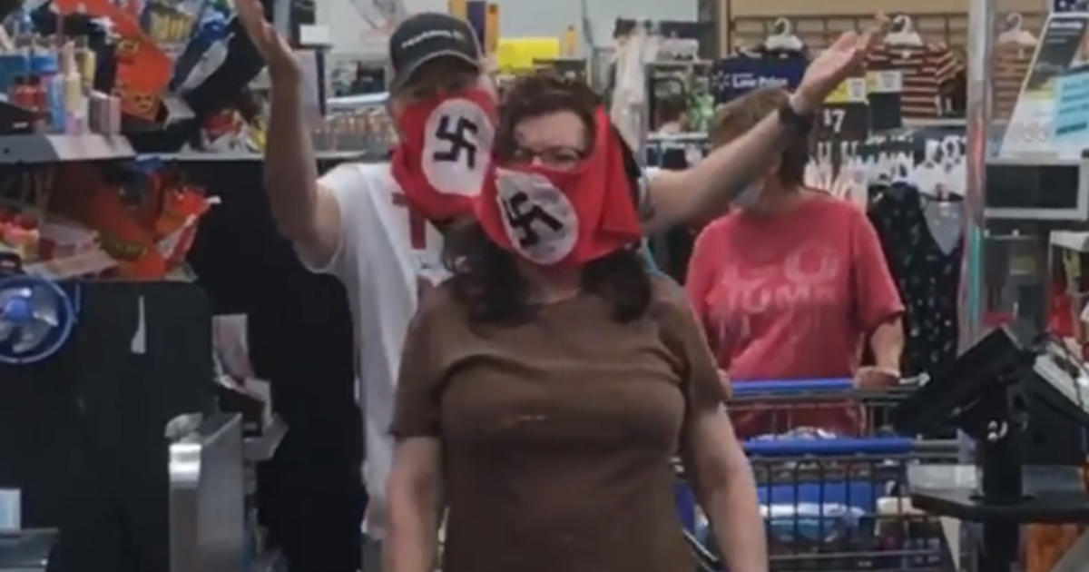 Swastika masks worn at my hometown Walmart