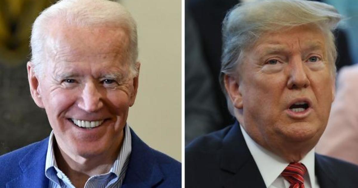 Trump trails Biden in latest CBS News Battleground Tracker poll