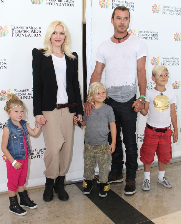 Gwen Stefani, Gavin Rossdale, Stella Stefani, Zuma Rossdale and Kingston Rossdale