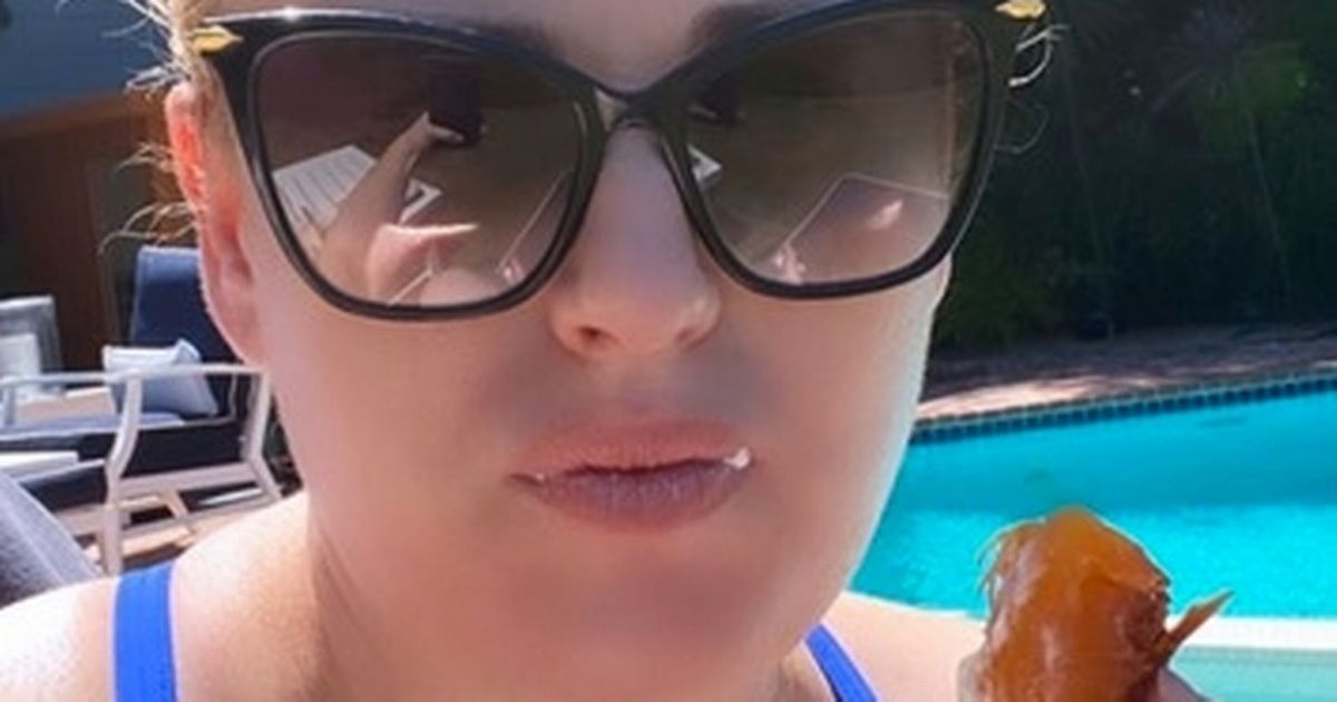 Rebel Wilson shows off three-stone weight loss in skimpy swimming costume