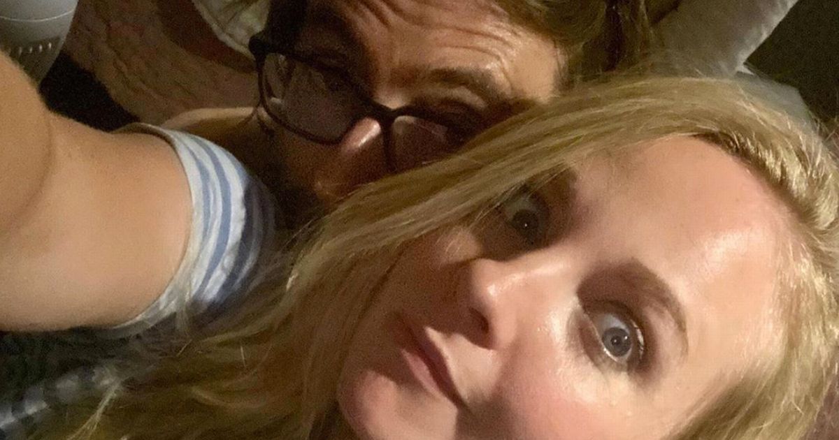 David Tennant’s wife Georgia catches him recording his podcast completely naked