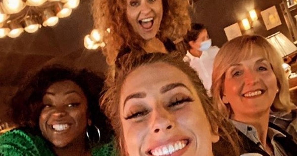 Stacey Solomon parties with Loose Women co-stars while Joe Swash babysits