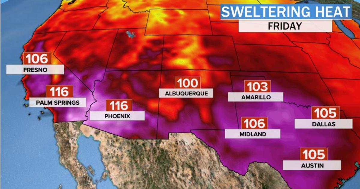 Sweltering heat wave bakes the West