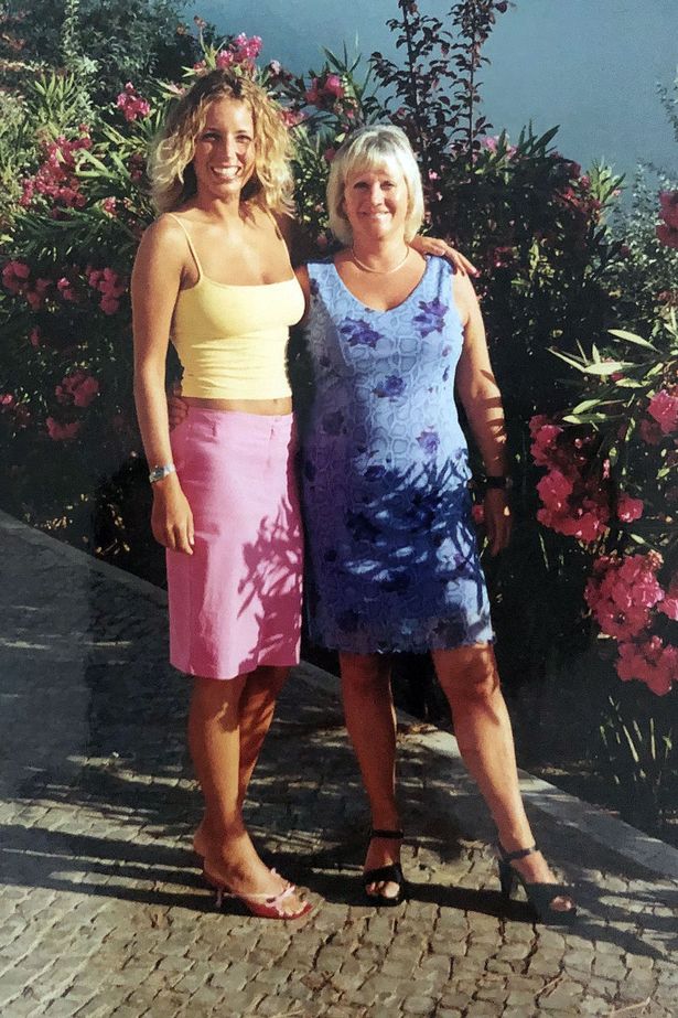 Jasmine Harman and her friend Nikki, who was the biggest influence of her life, in Portugal