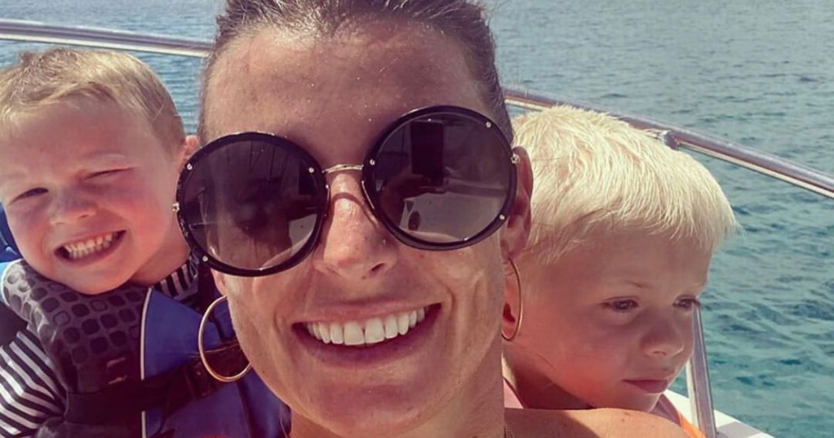 Coleen Rooney wows in black bikini as she tackles water sports on holiday