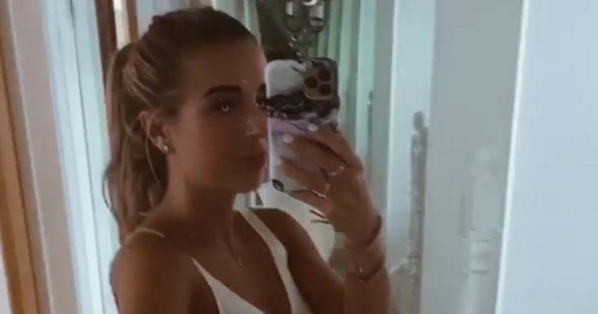 Pregnant Dani Dyer glows as she displays baby bump after heartbeat scare