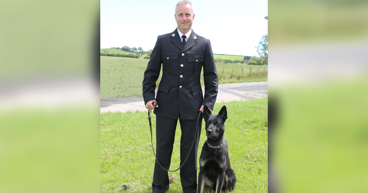 Police dog finds missing mom and baby on first day