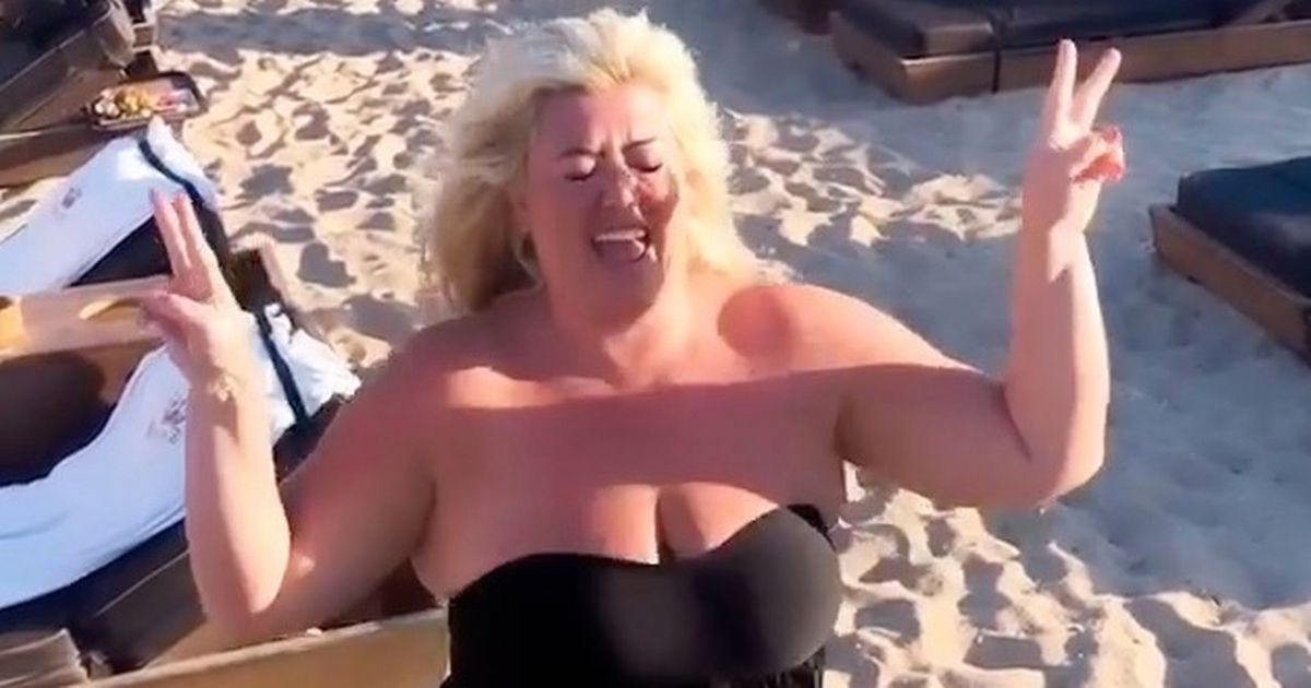 Gemma Collins flaunts 3-stone weight loss as she dances on Mykonos beach