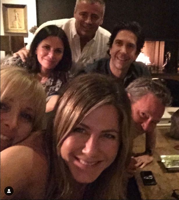 The Friends cast enjoyed a rare reunion last year