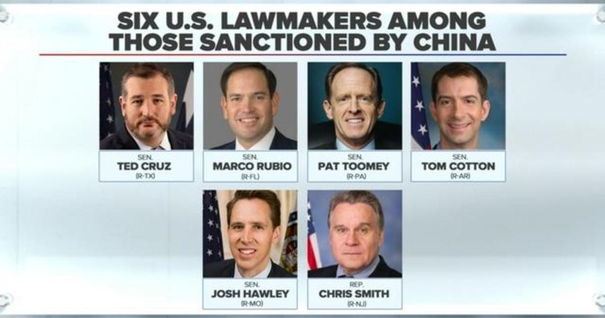 China imposes sanctions on 11 Americans, including 6 Republican lawmakers