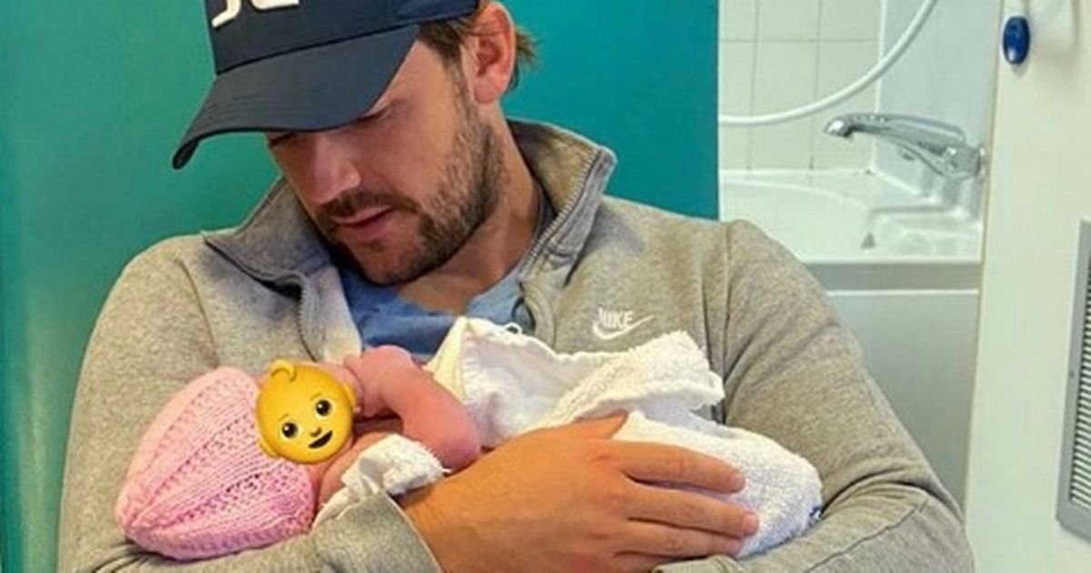 Nathan Massey almost missed his daughter Delilah’s birth after he ‘nodded off’