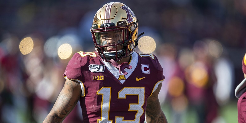 Minnesota WR Rashod Bateman opts out of season