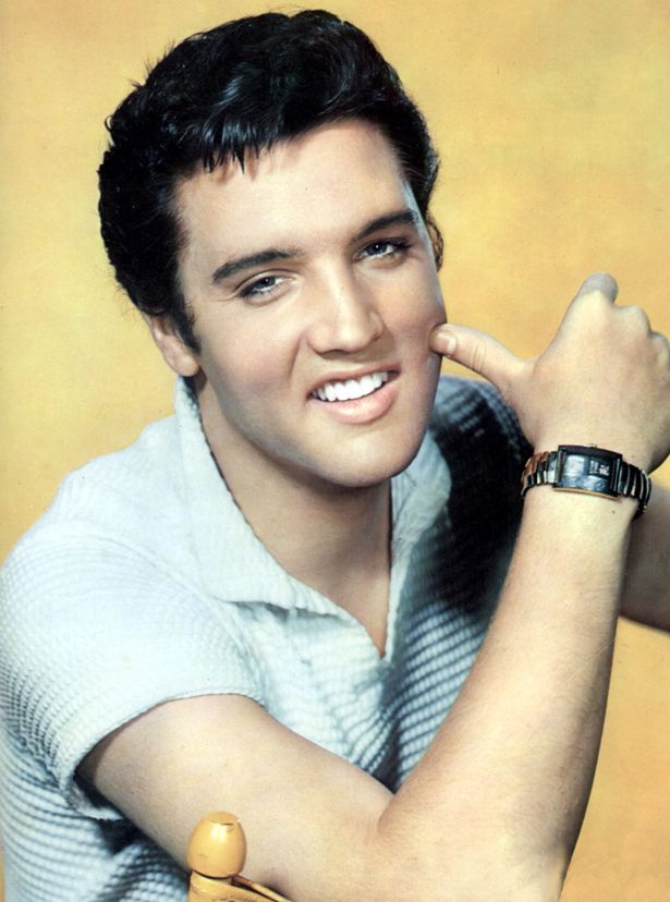 Elvis shot to fame when he was still a teenager