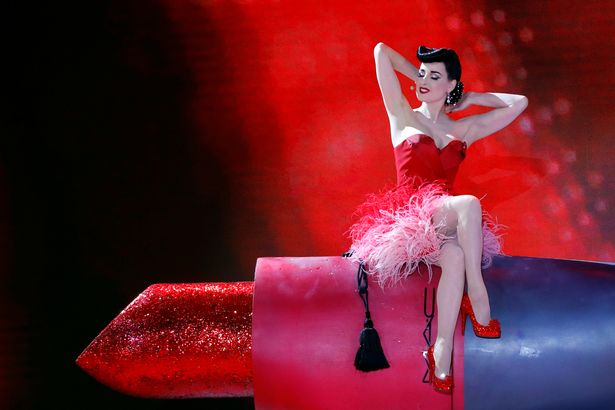 Dita von Teese performs during the opening ceremony of the 26th Life Ball in Vienna, Austria