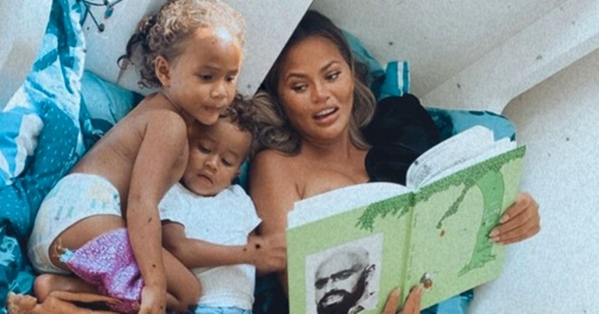 Pregnant Chrissy Teigen’s clever hacks to hiding her bump before baby bombshell