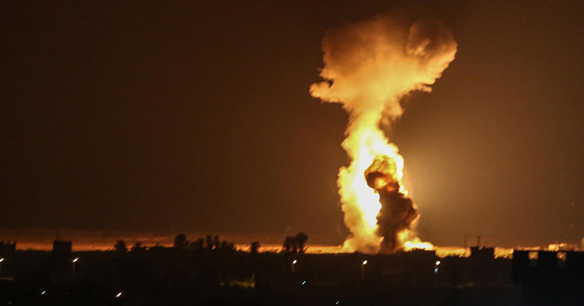 Israel responds to fire balloons from Gaza with fighter jet strikes