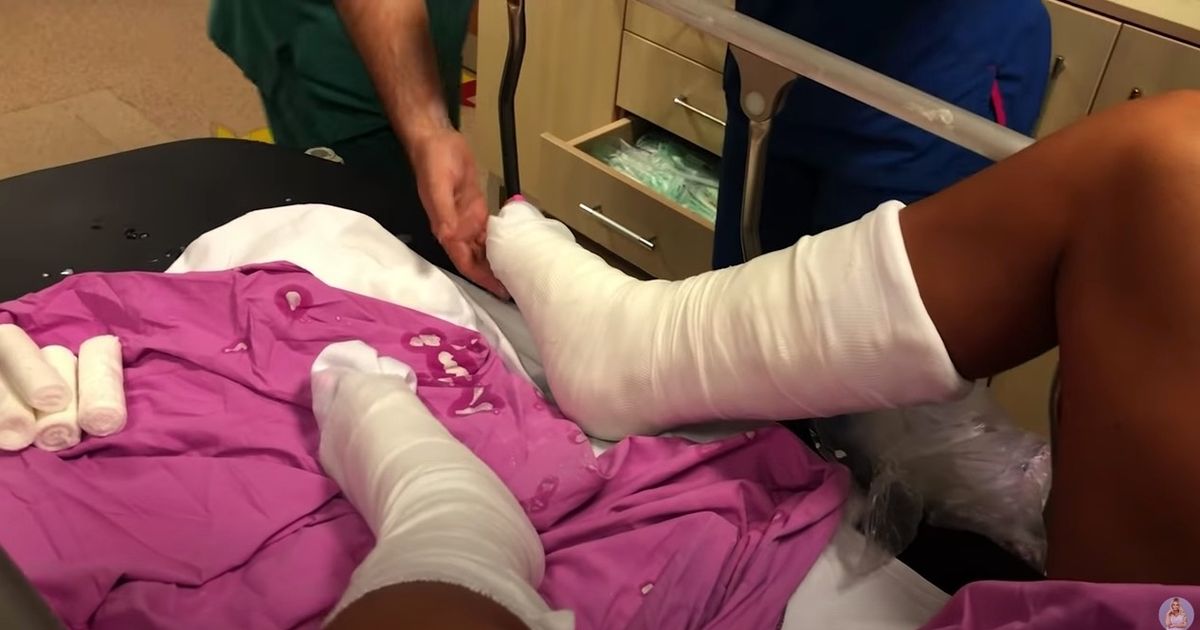 Katie Price receives ‘devastating’ news about broken feet as injuries even worse