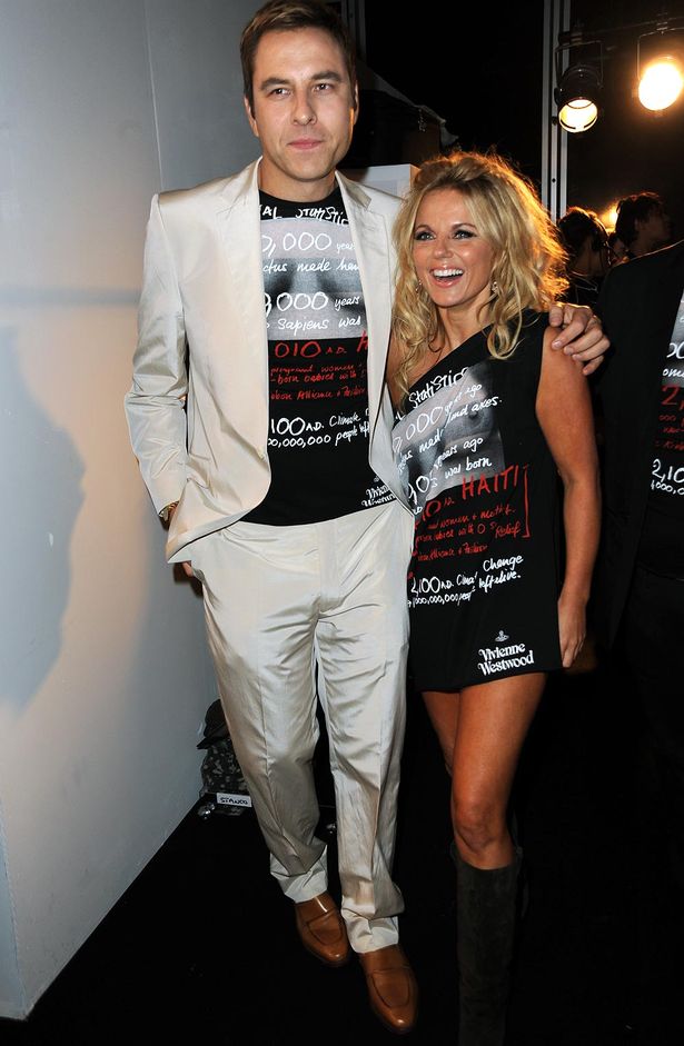 David Walliams and Geri Halliwell