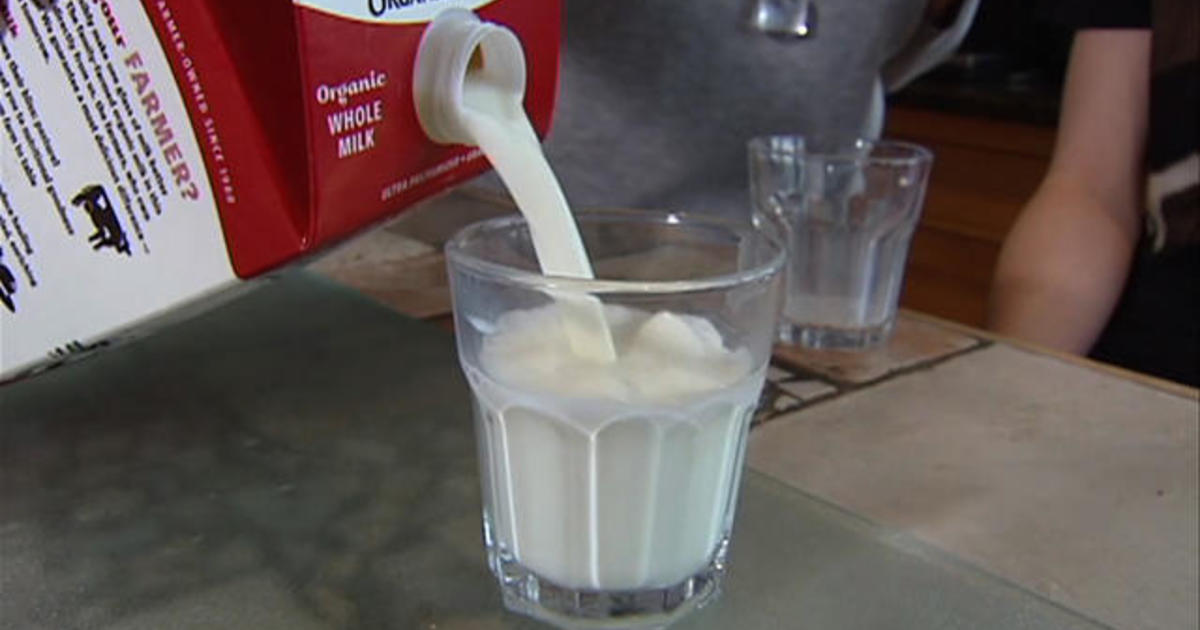 Organic milk may contain healthier fats