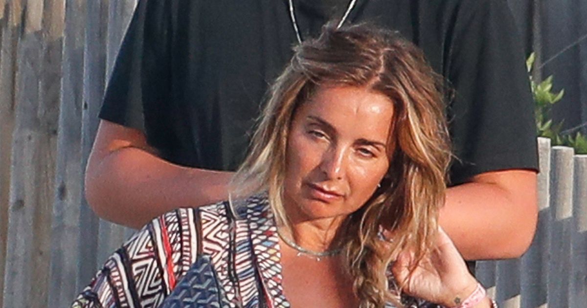 Louise Redknapp’s brave face as she’s seen for first time since Jamie moved on