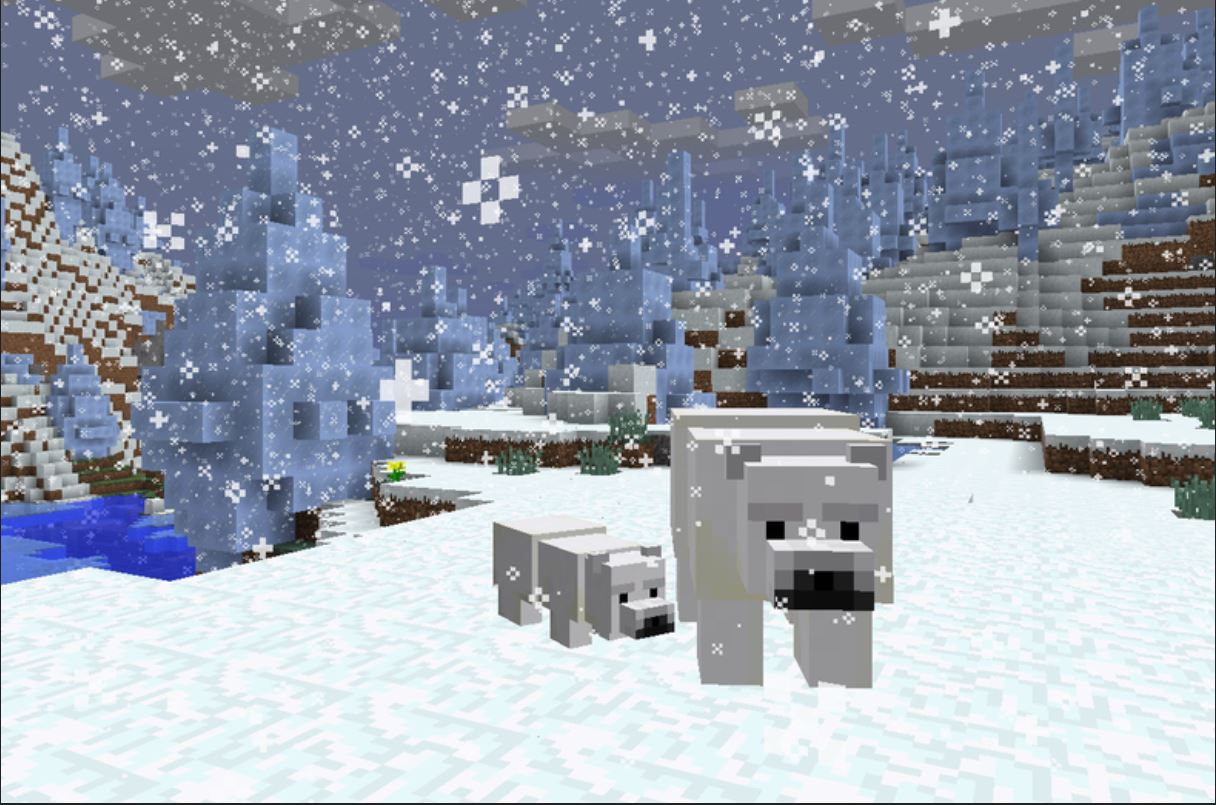 Minecraft Mobs Explored: Polar Bear, The Bear That Will Protect Its Baby Cubs