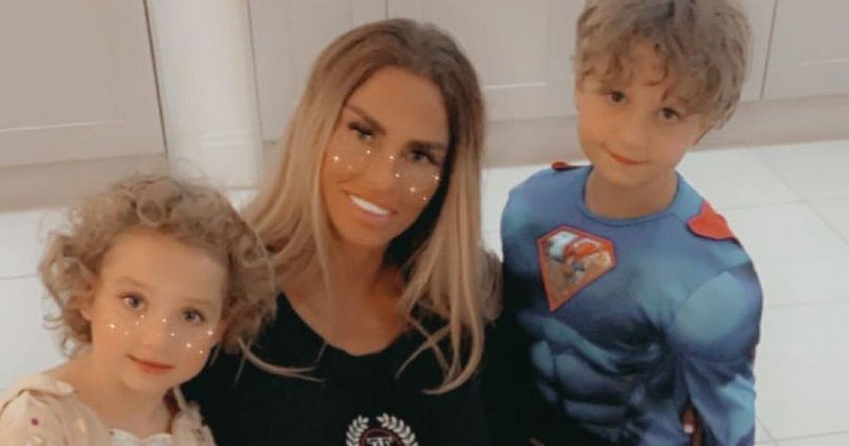 Katie Price says her kids help her wax her legs after breaking both feet