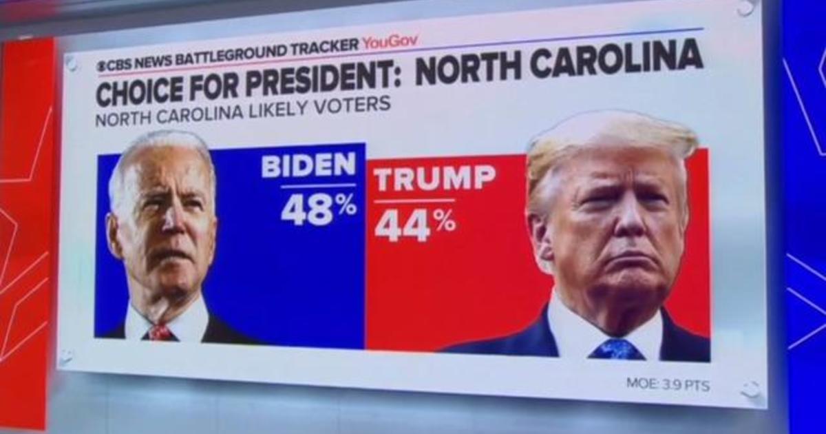 North Carolina, Georgia both in play for Biden, Trump in November