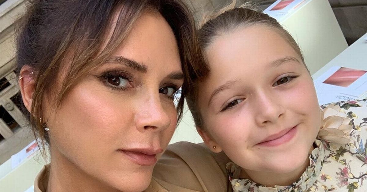 Victoria Beckham shares achingly cute snaps of ‘mini-me’ Harper in floral dress