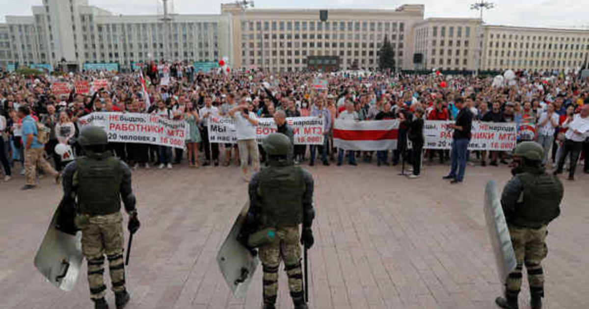 Pro-democracy protests grow in Belarus after disputed election