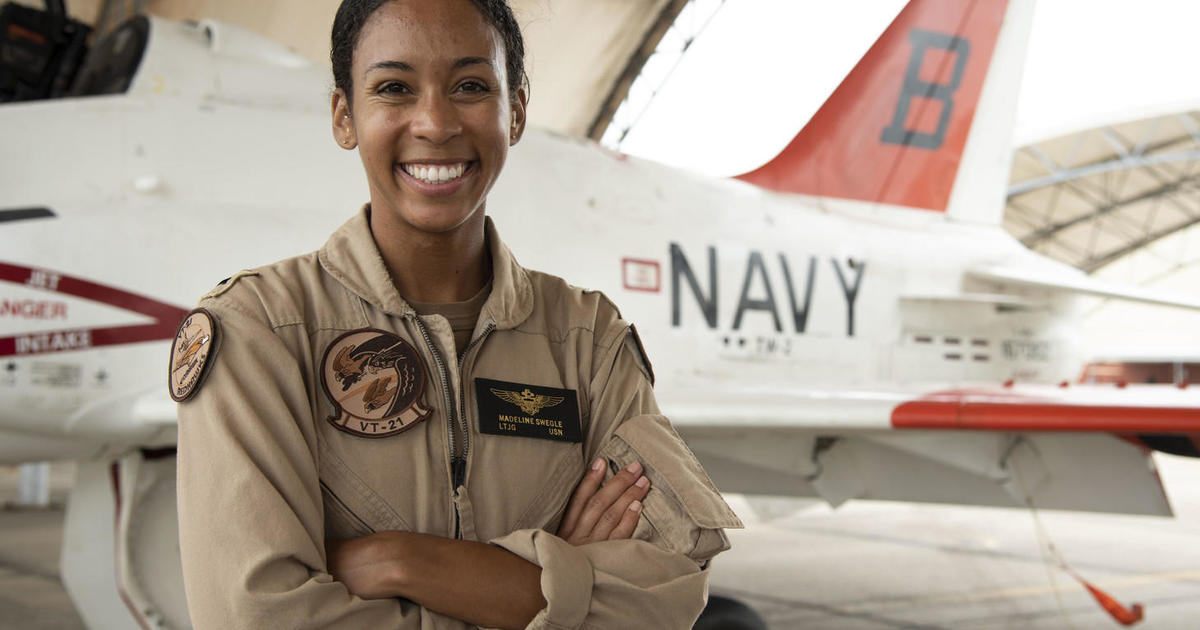 U.S. Navy’s first Black female fighter pilot gets her Wings of Gold