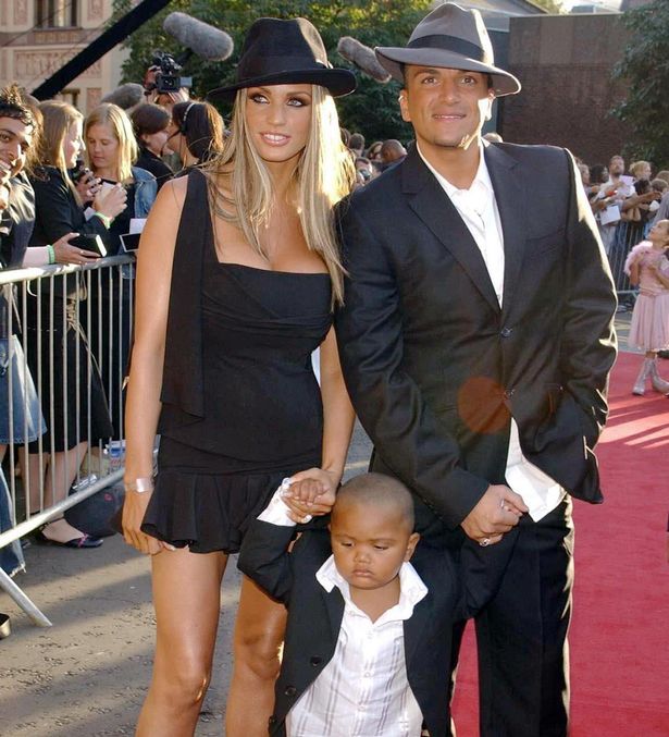 Peter and Katie with her son Harvey