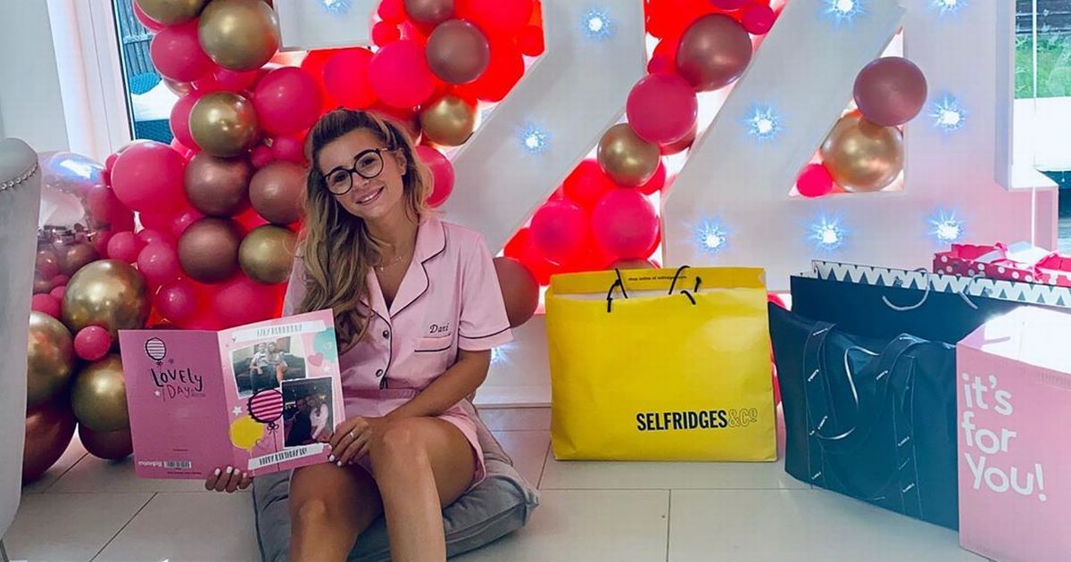 Pregnant Dani Dyer wakes up to elaborate surprise by Sammy Kimmence on birthday