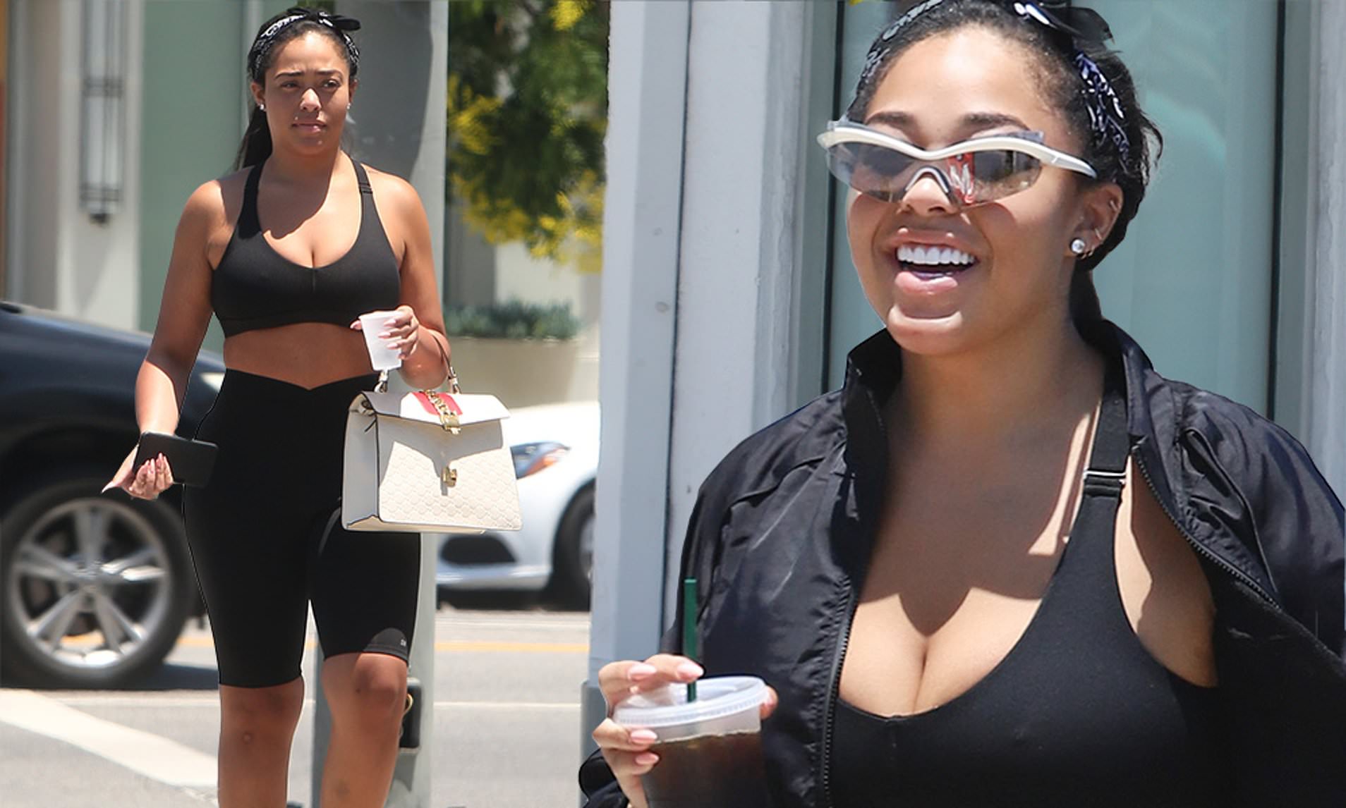 Jordyn Woods Flaunts Her Tiny Waist And Impresses Fans – Her Workout Sessions Paid Off